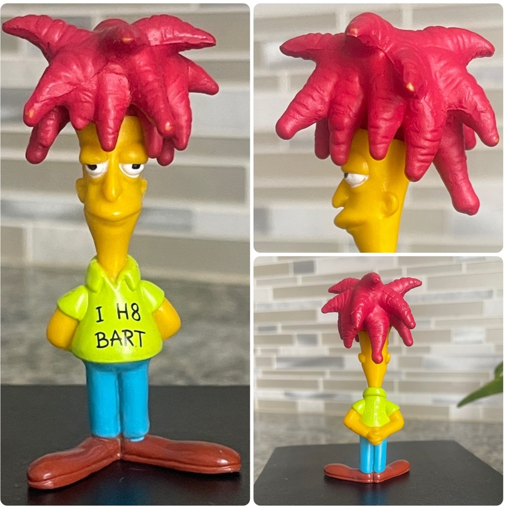 Sideshow Bob • The Simpsons 1999 Fox Vintage PVC Figure Rare. Cartoon Figurine